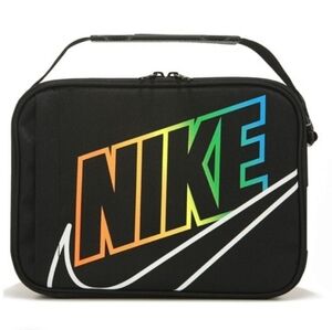 Nike Insulated Futura Fuel Pack Lunch Box Black With Neon Logo